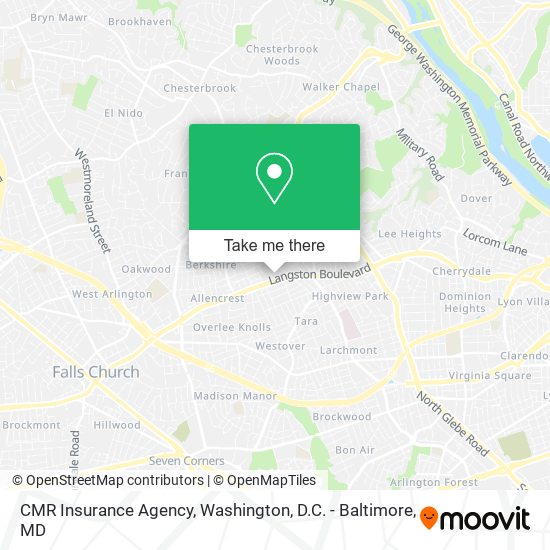 Mapa de CMR Insurance Agency