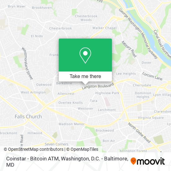 Coinstar - Bitcoin ATM map