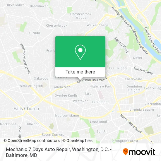 Mapa de Mechanic 7 Days Auto Repair