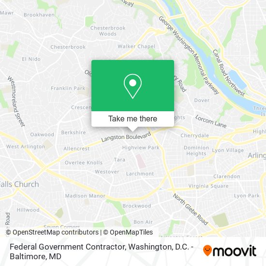 Mapa de Federal Government Contractor