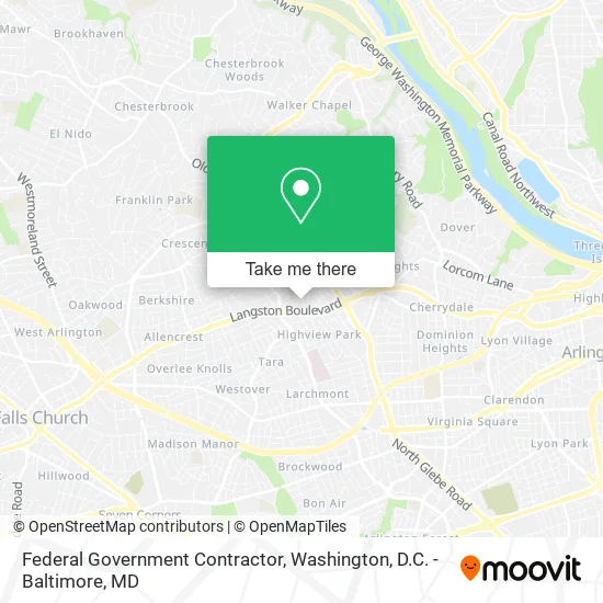 Mapa de Federal Government Contractor