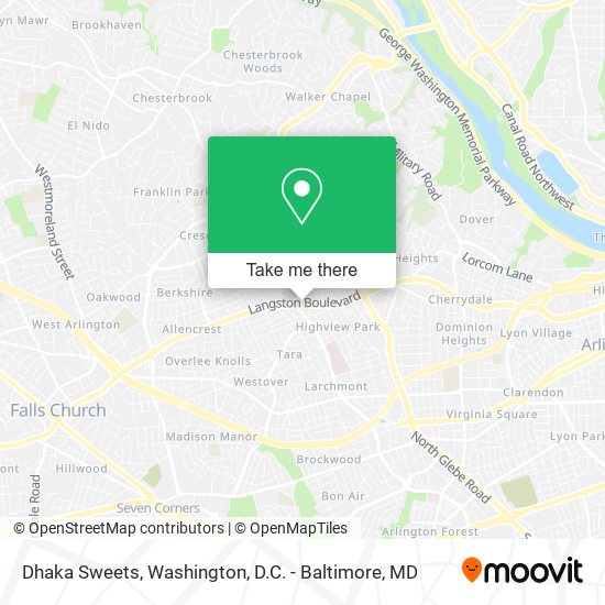 Dhaka Sweets map