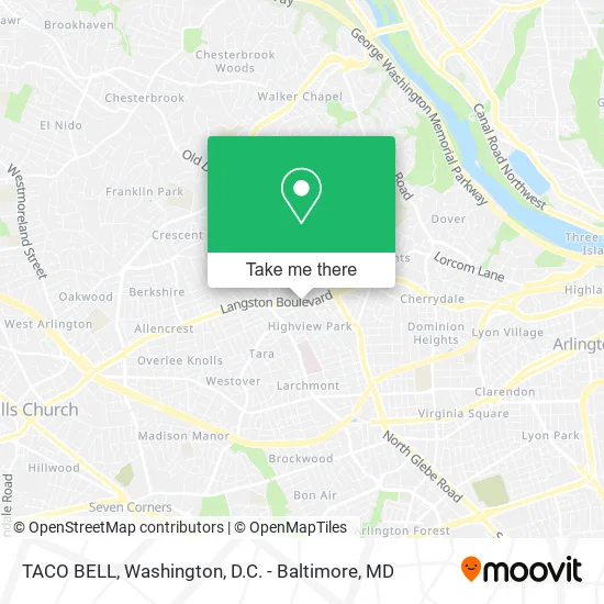 Mapa de TACO BELL