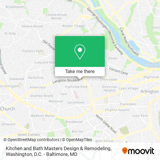 Kitchen and Bath Masters Design & Remodeling map
