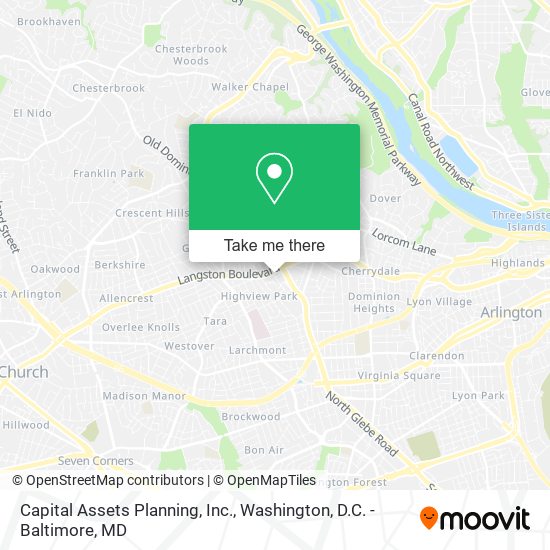 Capital Assets Planning, Inc. map