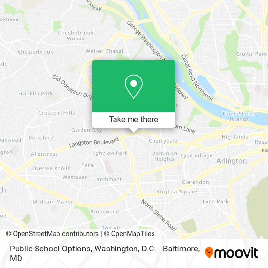 Public School Options map