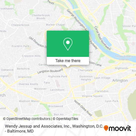 Wendy Jessup and Associates, Inc. map