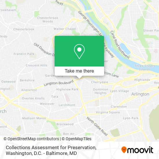 Collections Assessment for Preservation map