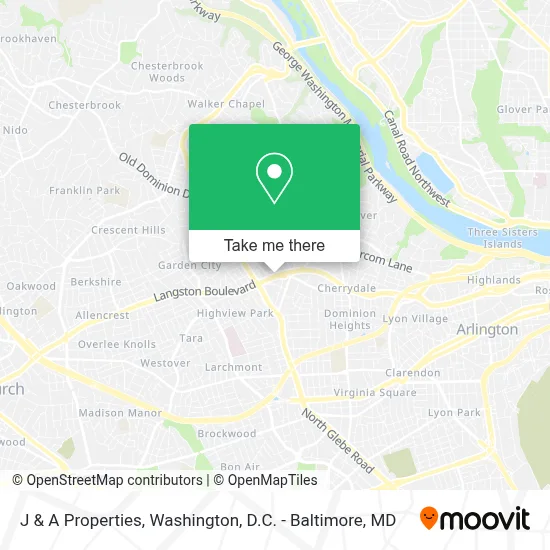 J & A Properties map