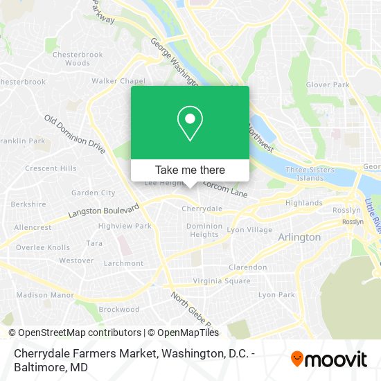 Mapa de Cherrydale Farmers Market