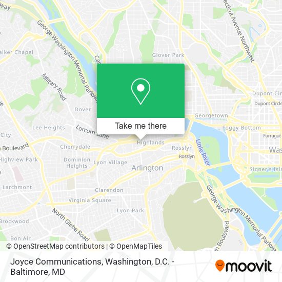 Joyce Communications map