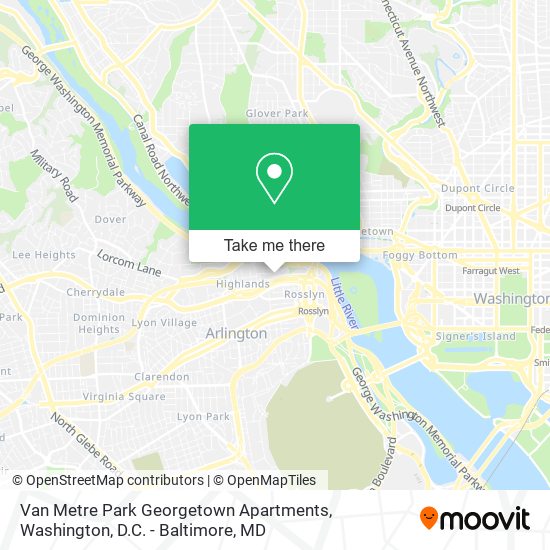 Van Metre Park Georgetown Apartments map