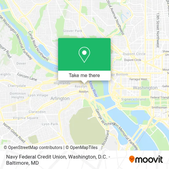 Navy Federal Credit Union map