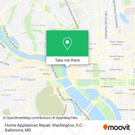 Mapa de Home Appliances Repair