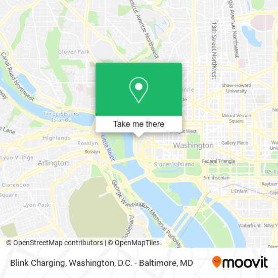 Mapa de Blink Charging