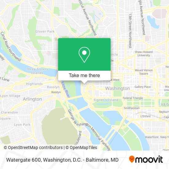 Watergate 600 map