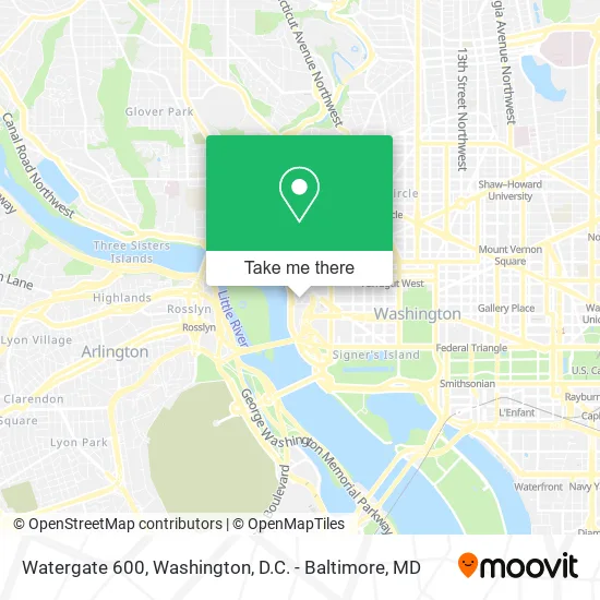 Watergate 600 map