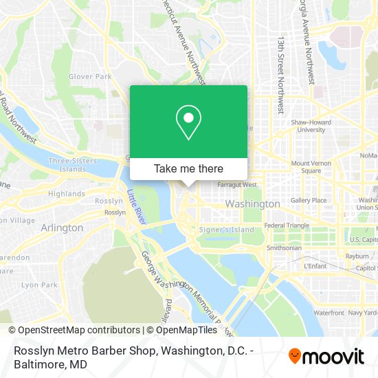 Rosslyn Metro Barber Shop map