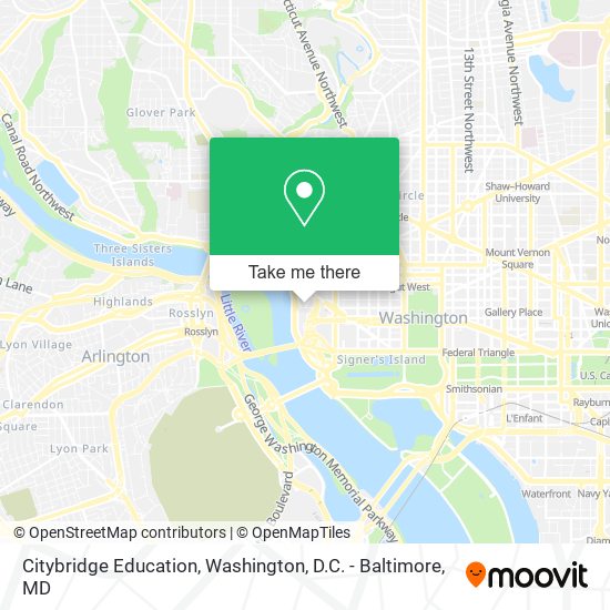 Citybridge Education map