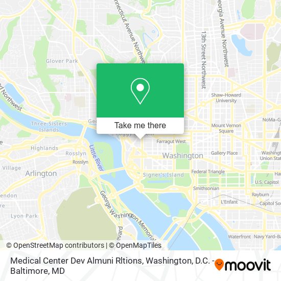 Mapa de Medical Center Dev Almuni Rltions