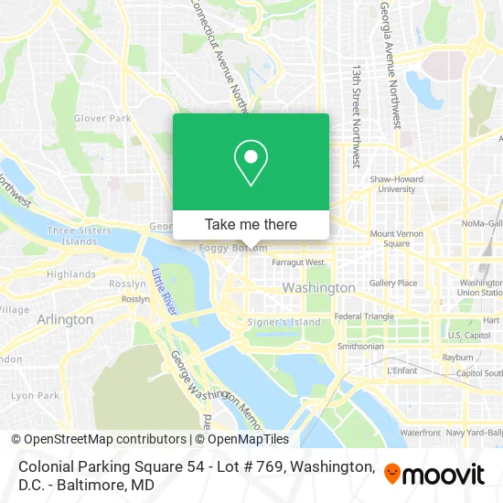 Mapa de Colonial Parking Square 54 - Lot # 769
