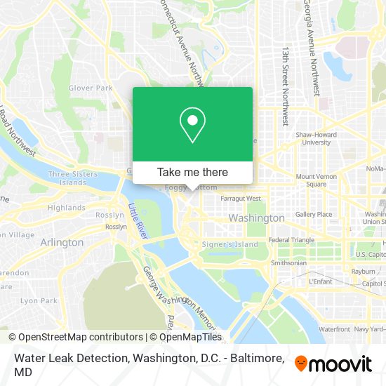 Water Leak Detection map