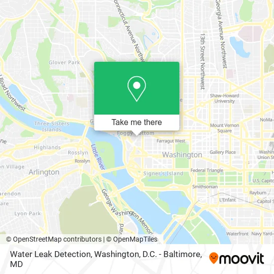 Mapa de Water Leak Detection