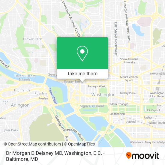 Mapa de Dr Morgan D Delaney MD