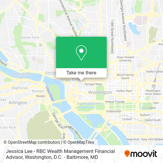 Jessica Lee - RBC Wealth Management Financial Advisor map