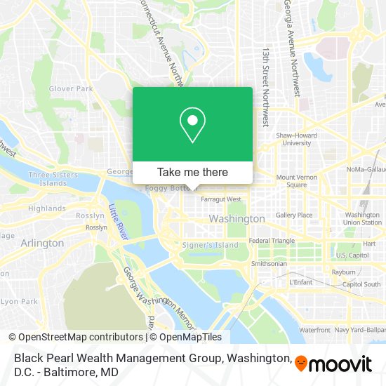 Mapa de Black Pearl Wealth Management Group