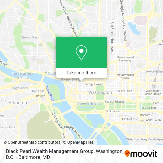 Mapa de Black Pearl Wealth Management Group