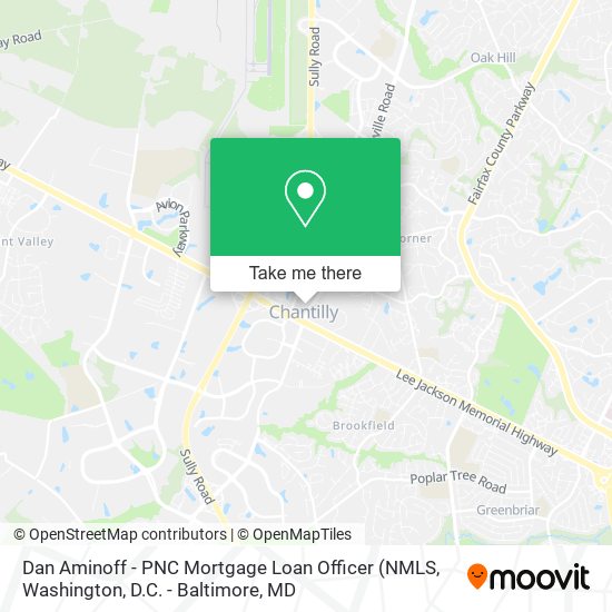 Dan Aminoff - PNC Mortgage Loan Officer map