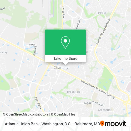 Atlantic Union Bank map
