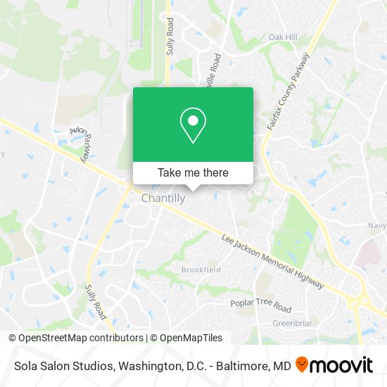 Mapa de Sola Salon Studios
