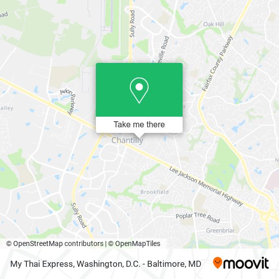 Mapa de My Thai Express