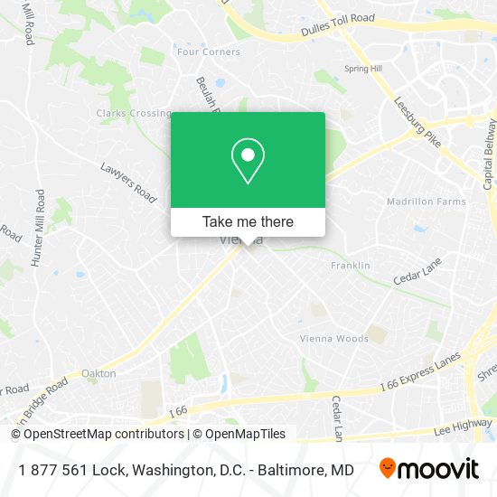 1 877 561 Lock map