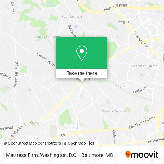 Mattress Firm map