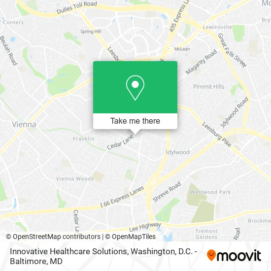 Innovative Healthcare Solutions map