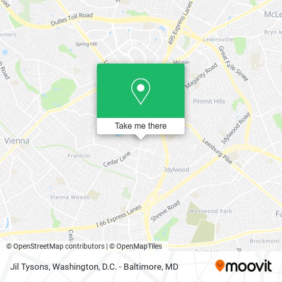 Mapa de Jil Tysons