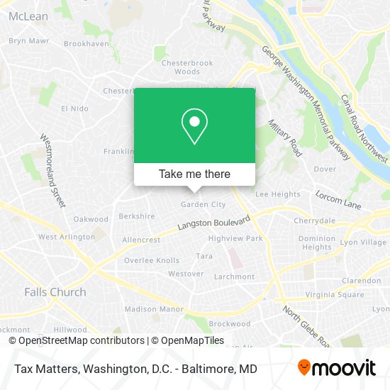 Tax Matters map