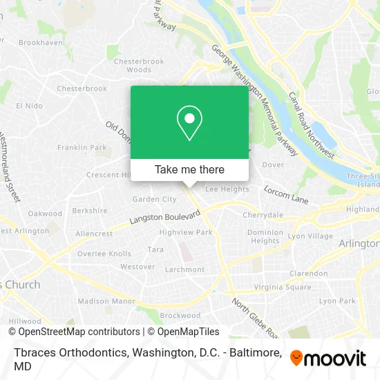 Tbraces Orthodontics map