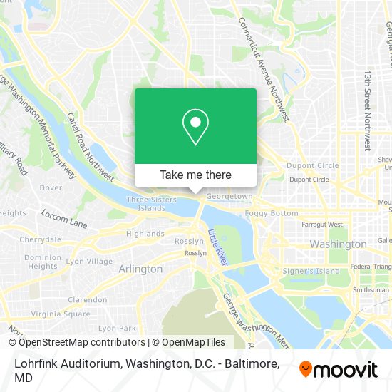 Lohrfink Auditorium map