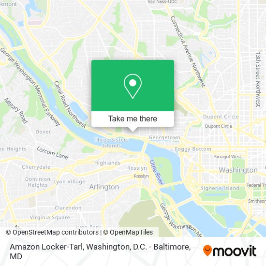Amazon Locker-Tarl map
