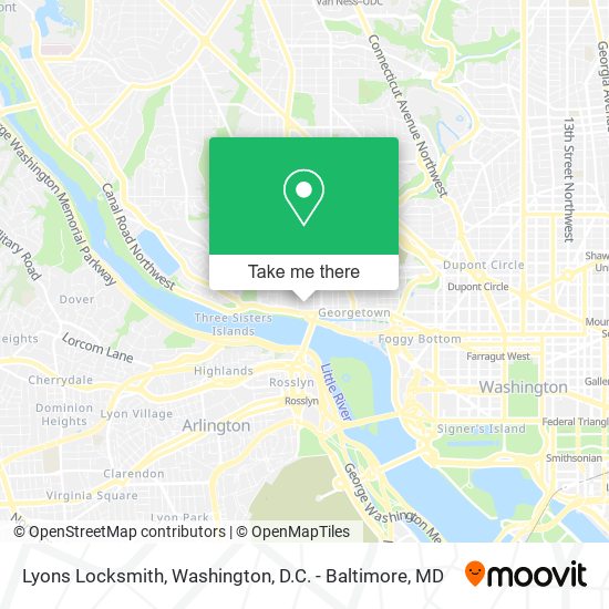 Lyons Locksmith map