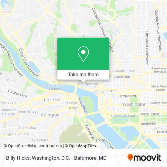 Billy Hicks map