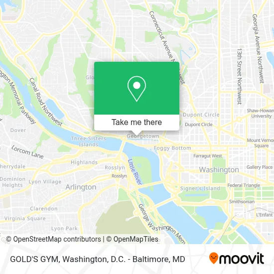 GOLD'S GYM map