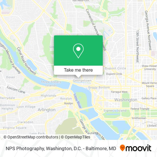 NPS Photography map