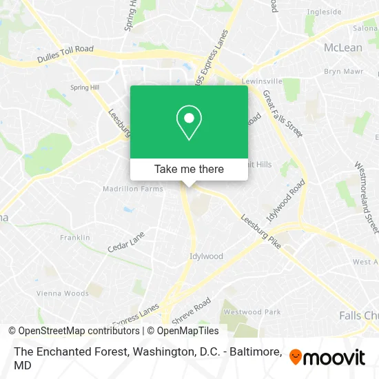 The Enchanted Forest map