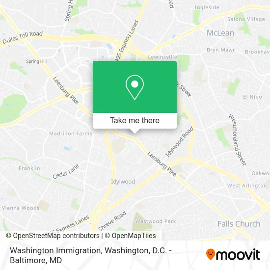 Washington Immigration map