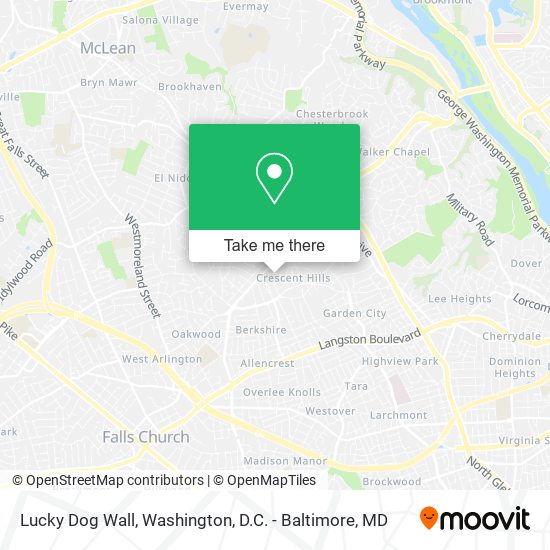 Mapa de Lucky Dog Wall